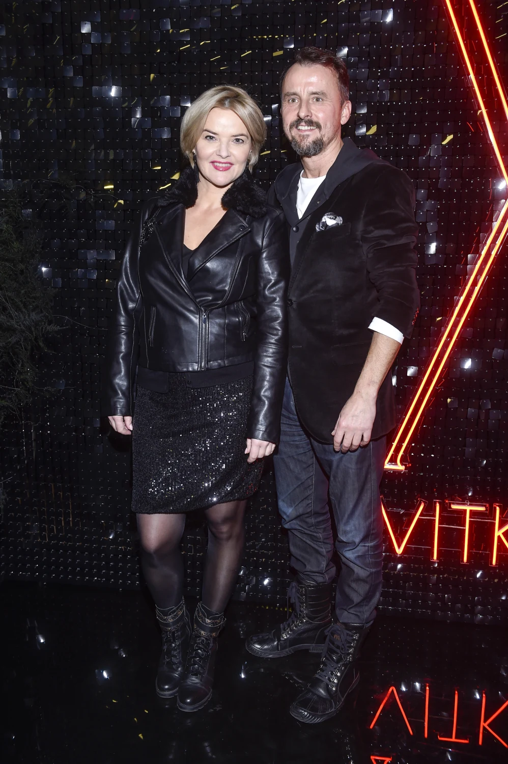 Monika Richardson i Konrad Wojterkowski na urodzinach Vitkaca