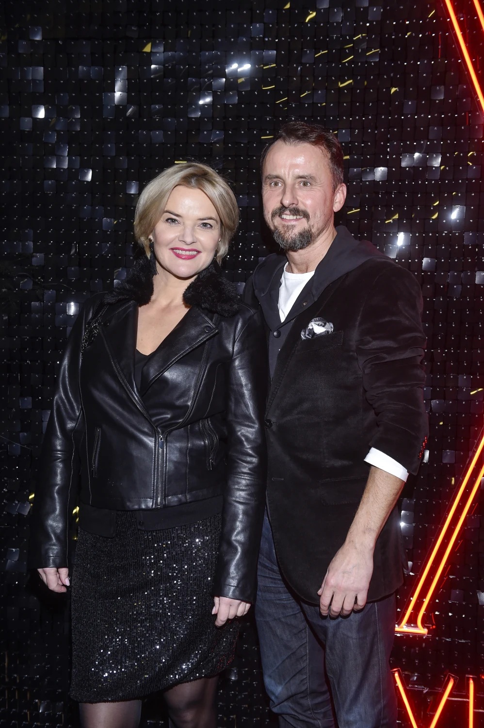 Monika Richardson i Konrad Wojterkowski na urodzinach Vitkaca