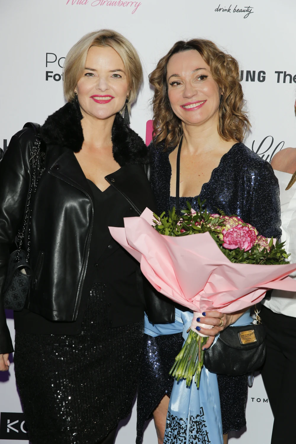 Monika Richardson na wernisażu Magdaleny Atkins