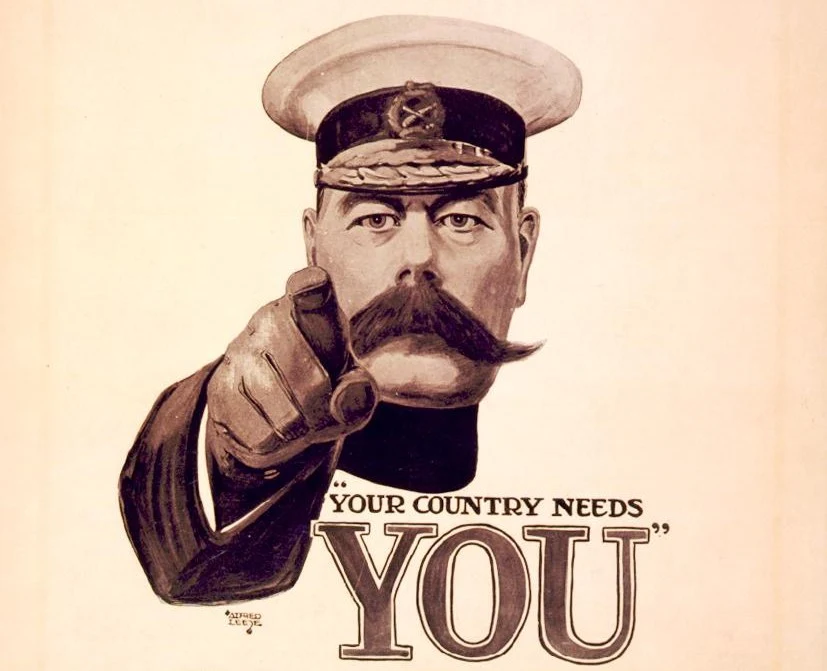 Plakaty rekrutacyjne miały zachęcać do wstąpienia w szeregi armii Plakaty rekrutacyjne miały zachęcać do wstąpienia w szeregi armii