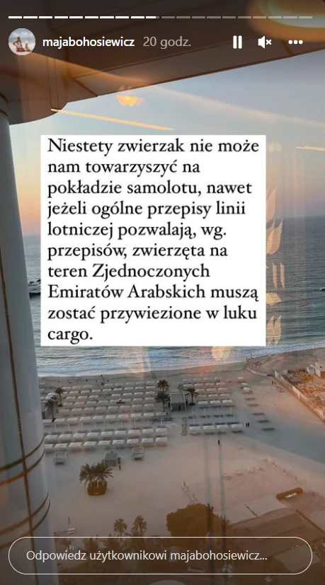Maja Bohosiewicz w Dubaju fot. Instagram (instagram.com/majabohosiewicz)
