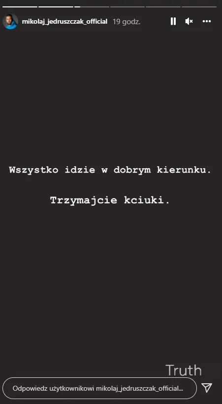 Mikołaj Jędruszczak na Instagramie @mikolaj_jedruszczak_official Mikołaj Jędruszczak na Instagramie @mikolaj_jedruszczak_official
