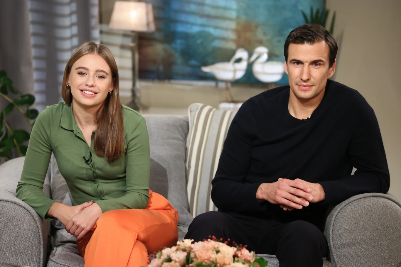 Oliwia Bieniuk i Jarosław Bieniuk w programie "Demakijaż" Oliwia Bieniuk i Jarosław Bieniuk w programie "Demakijaż"