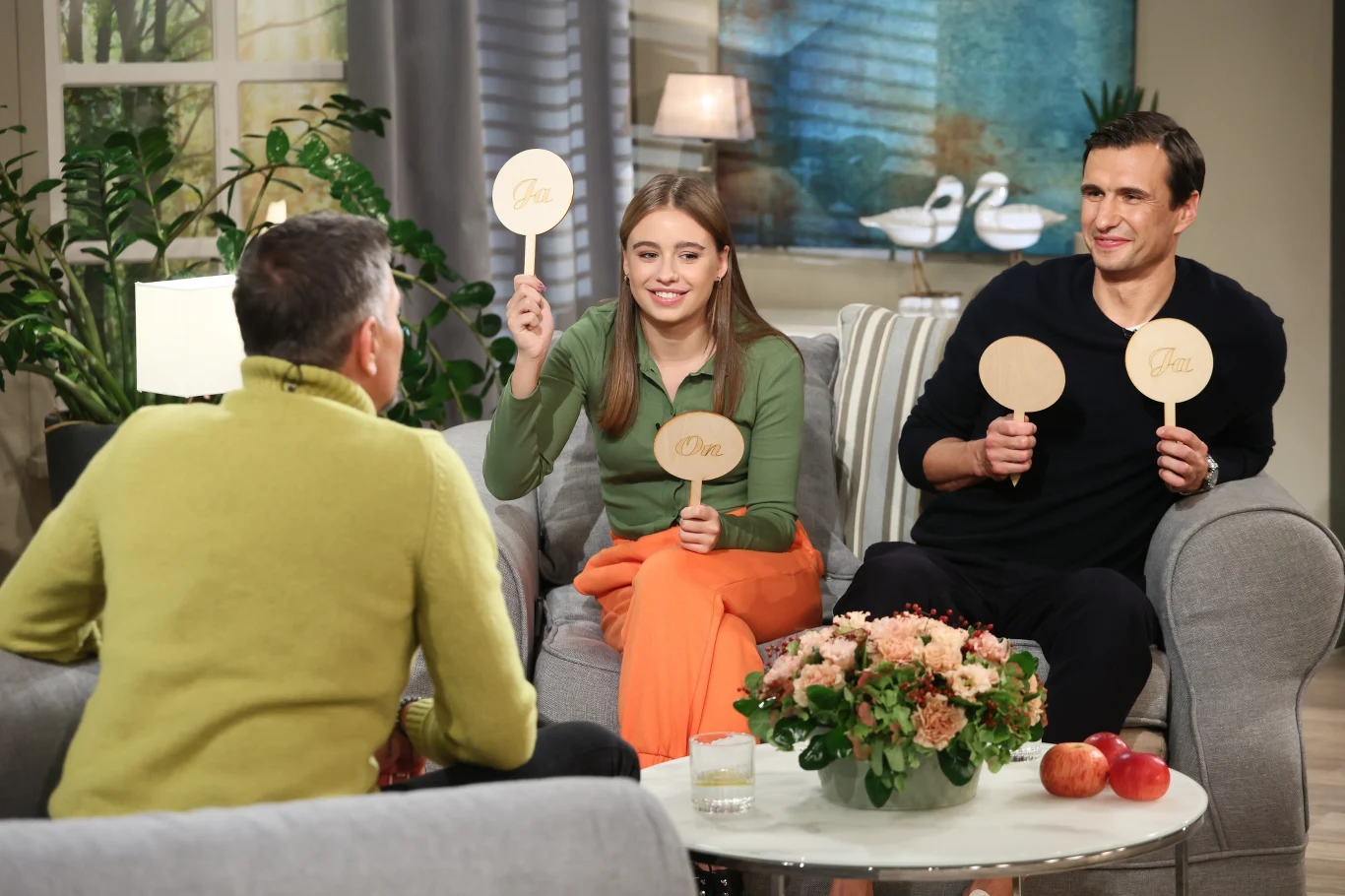 Oliwia Bieniuk i Jarosław Bieniuk w programie "Demakijaż"