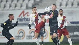 Skra - ŁKS 0:0. W Łodzi padał tylko deszcz ze śniegiem