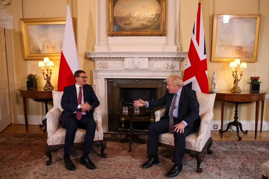 Mateusz Morawiecki i Boris Johnson Mateusz Morawiecki i Boris Johnson