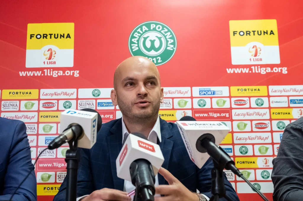 Właściciel Warty Poznań Bartłomiej Farjaszewski Właściciel Warty Poznań Bartłomiej Farjaszewski