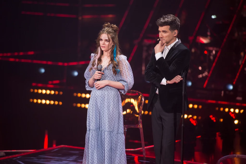 Karolina Robinson i Tomasz Kammel w "The Voice of Poland"