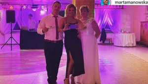 Marta Manowska na weselu 