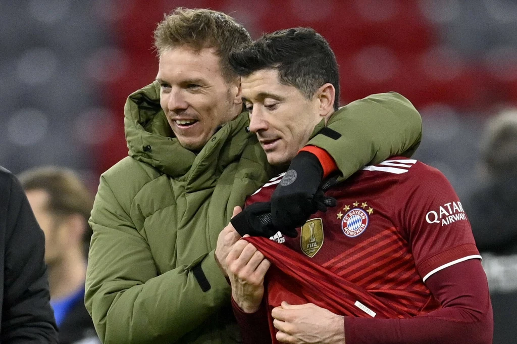 Julian Nagelsmann i Robert Lewandowski Julian Nagelsmann i Robert Lewandowski