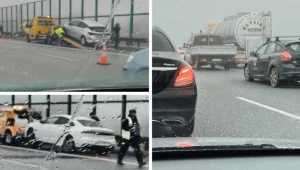 W kolizjach uczestniczyło kilkanaście aut