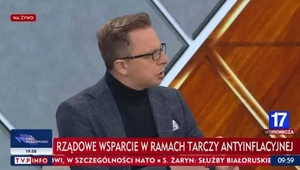 Poseł KO Dariusz Joński był jednym z uczestników programu "Woronicza 17" w TVP Info, prowadzonego przez Miłosza Kłeczka