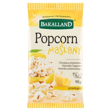 Bakalland Popcorn maślany 90 g - 0