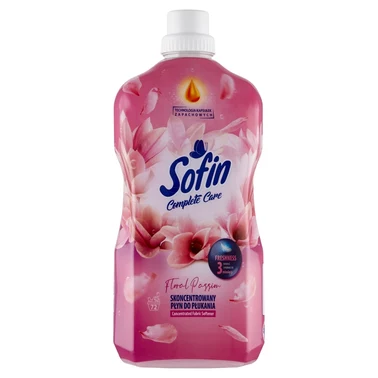 Sofin Complete Care & Freshness Floral Passion Skoncentrowany płyn do płukania 1,8 l (72 prania) - 0