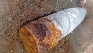 Mieszkaniec Małopolski znalazł na swojej posesji niewybuch