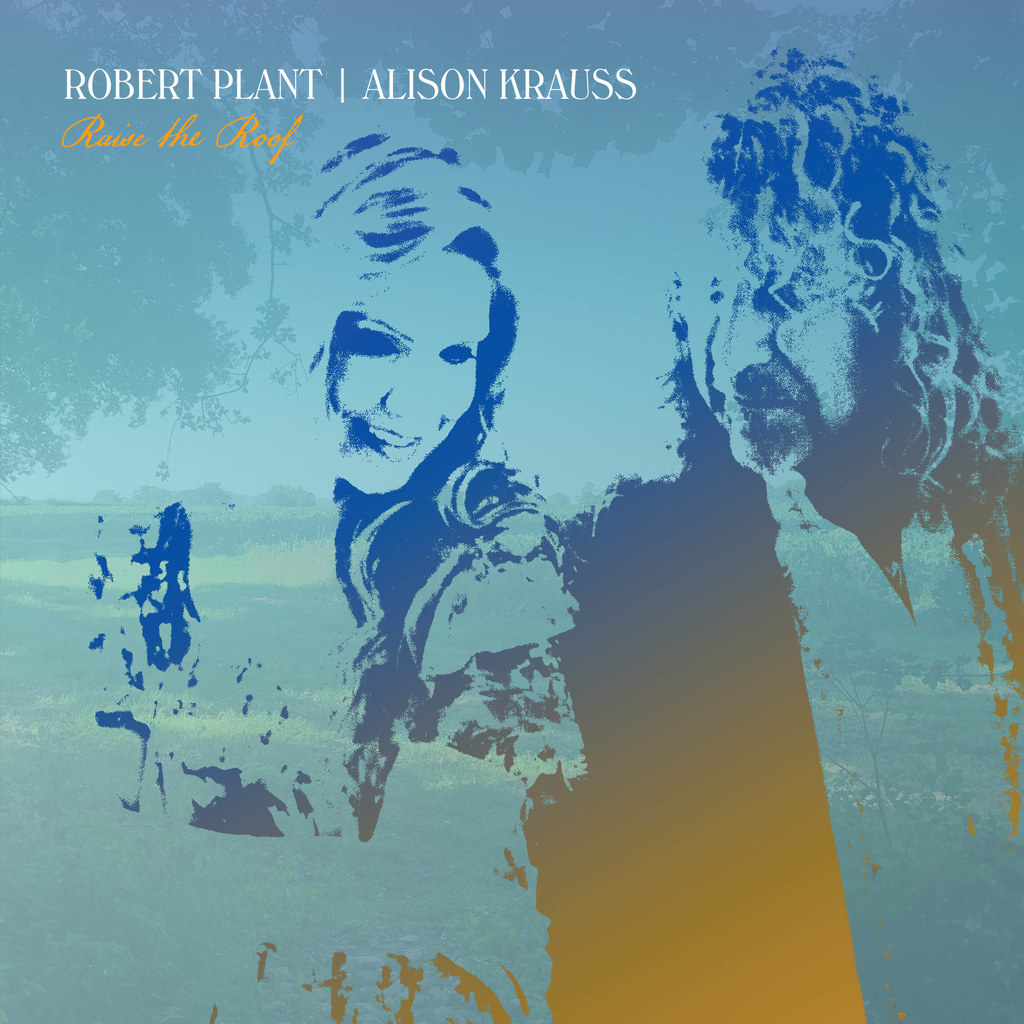 Alison Krauss i Robert Plant na okładce płyty "Raise the Roof"