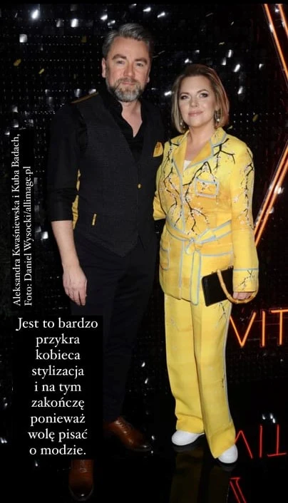 Karolina Domaradzka komentuje stylizacje gwiazd na 10. urodzinach Vitkac: instagram.com/karolina_domaradzka/