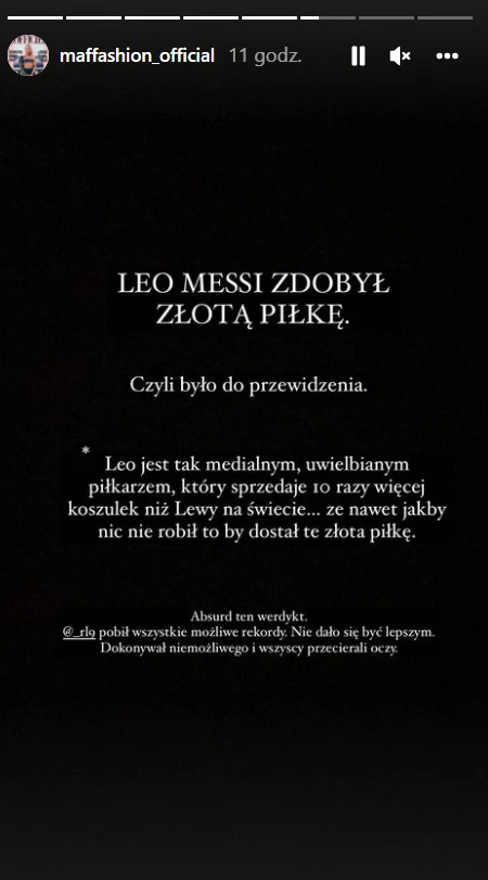 Maffashion komentuje werdykt fot. Instagram (instagram.com/maffashion_official) Maffashion komentuje werdykt fot. Instagram (instagram.com/maffashion_official)