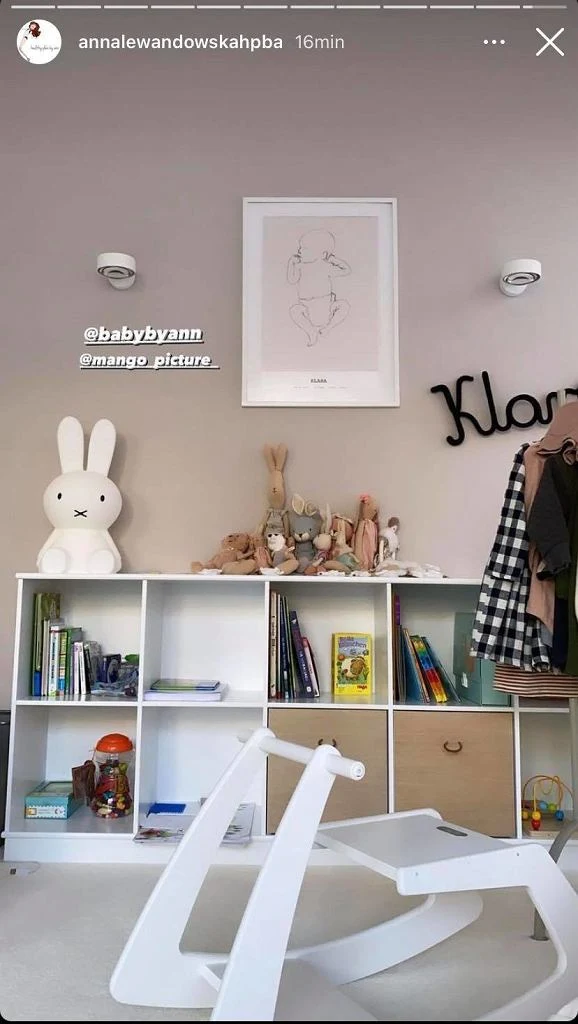 pokój Klary Lewandowksiej, fot. www.instagram.com/annalewandowskahpba/?hl=pl pokój Klary Lewandowksiej, fot. www.instagram.com/annalewandowskahpba/?hl=pl