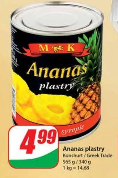 Ananas w puszce MK
