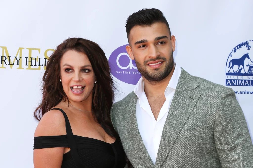 Britney Spears i Sam Asghari w 2019 r.