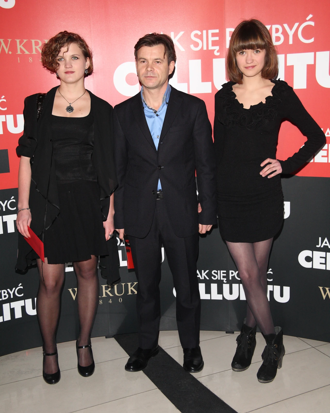 Jacek Braciak z córkami Jacek Braciak z córkami