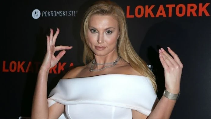 Karolina Pajączkowska na ściance Karolina Pajączkowska na ściance