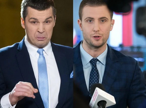 Michał Rachoń i Miłosz Kłeczek