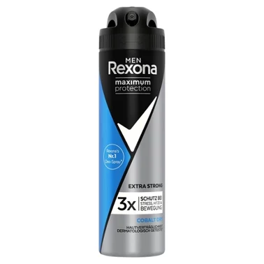 Rexona Men Maximum Protection Cobalt Dry Antyperspirant w aerozolu dla mężczyzn 150 ml - 0
