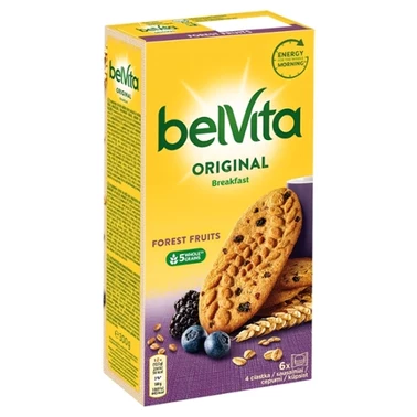 belVita Breakfast Ciastka zbożowe z owocami leśnymi 300 g - 0
