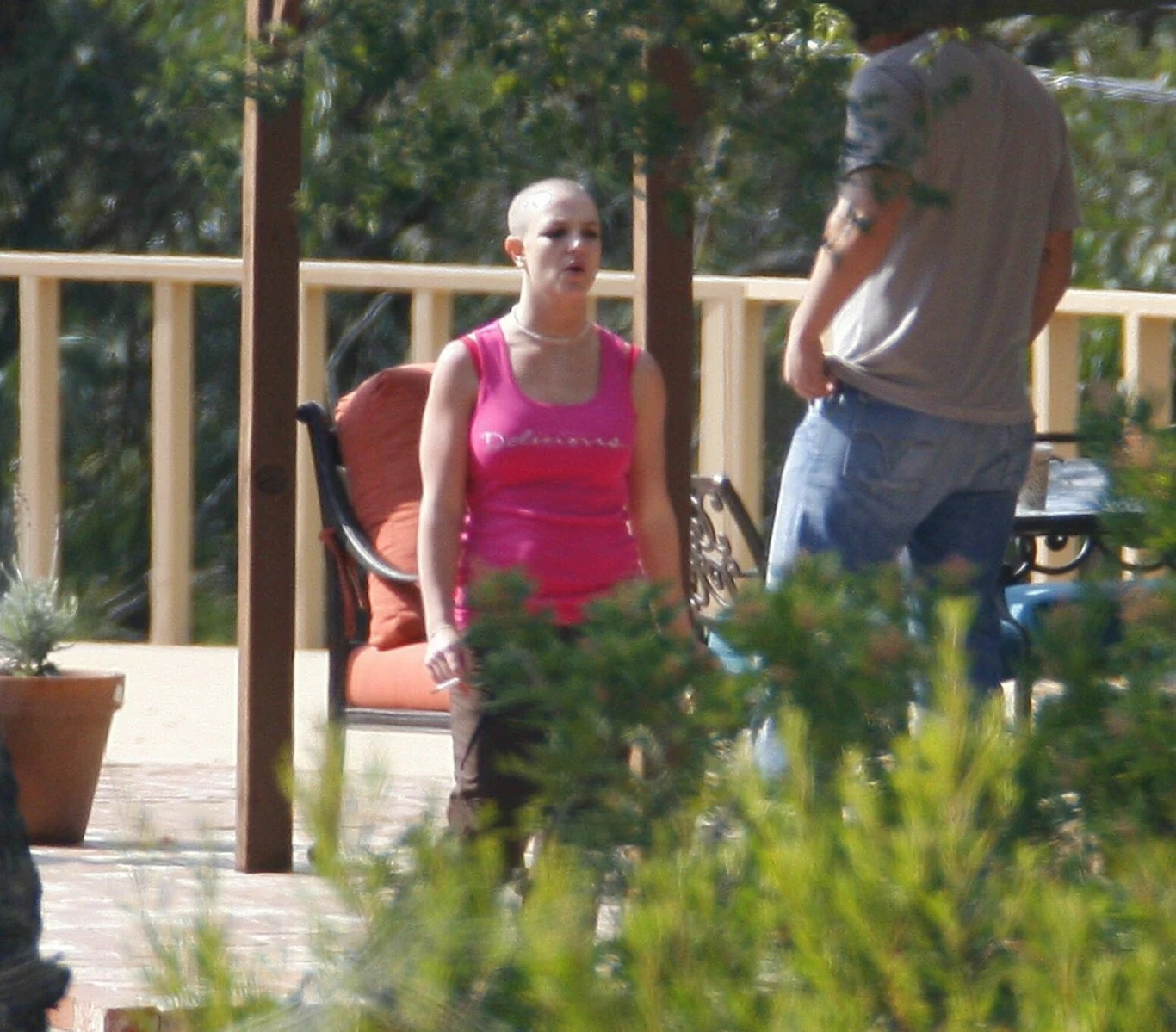 Britney Spears podczas odwyku w 2007 roku.