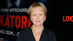 Sławomira Łozińska na premierze filmu "Lokatorka"