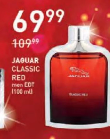 Woda toaletowa dla mężczyzn Jaguar Classic red