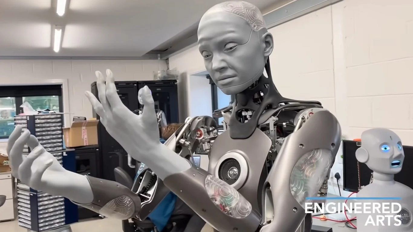 Niesamowicie realistyczny robot od Engineered Arts Niesamowicie realistyczny robot od Engineered Arts