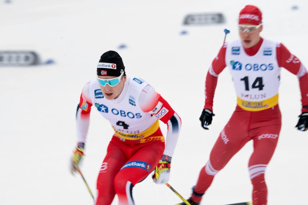 Bieg na 15 km techniką dowolną Pucharu Świata w Lillehammer wygrał Norweg Simen Hegstad Krueger Bieg na 15 km techniką dowolną Pucharu Świata w Lillehammer wygrał Norweg Simen Hegstad Krueger