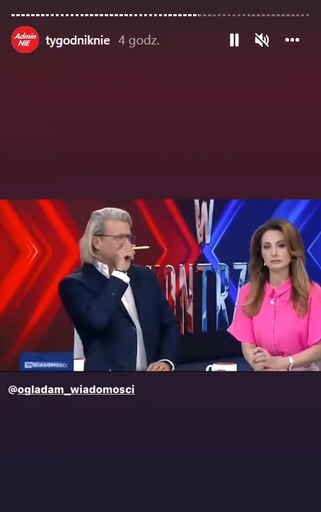 Nagranie z wpadką Jakimowicza znalazło się na profilu Tygodnika NIE Nagranie z wpadką Jakimowicza znalazło się na profilu Tygodnika NIE