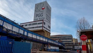 Teren Kopalni Węgla Kamiennego Bielszowice w Rudzie Śląskiej, gdzie doszło do wstrząsu