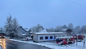 Pożar w Broszkowicach (Źródło: www.oświęcim112.pl) 