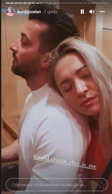 Barbara Kurdej-Szatan wtula się w męża Barbara Kurdej-Szatan wtula się w męża