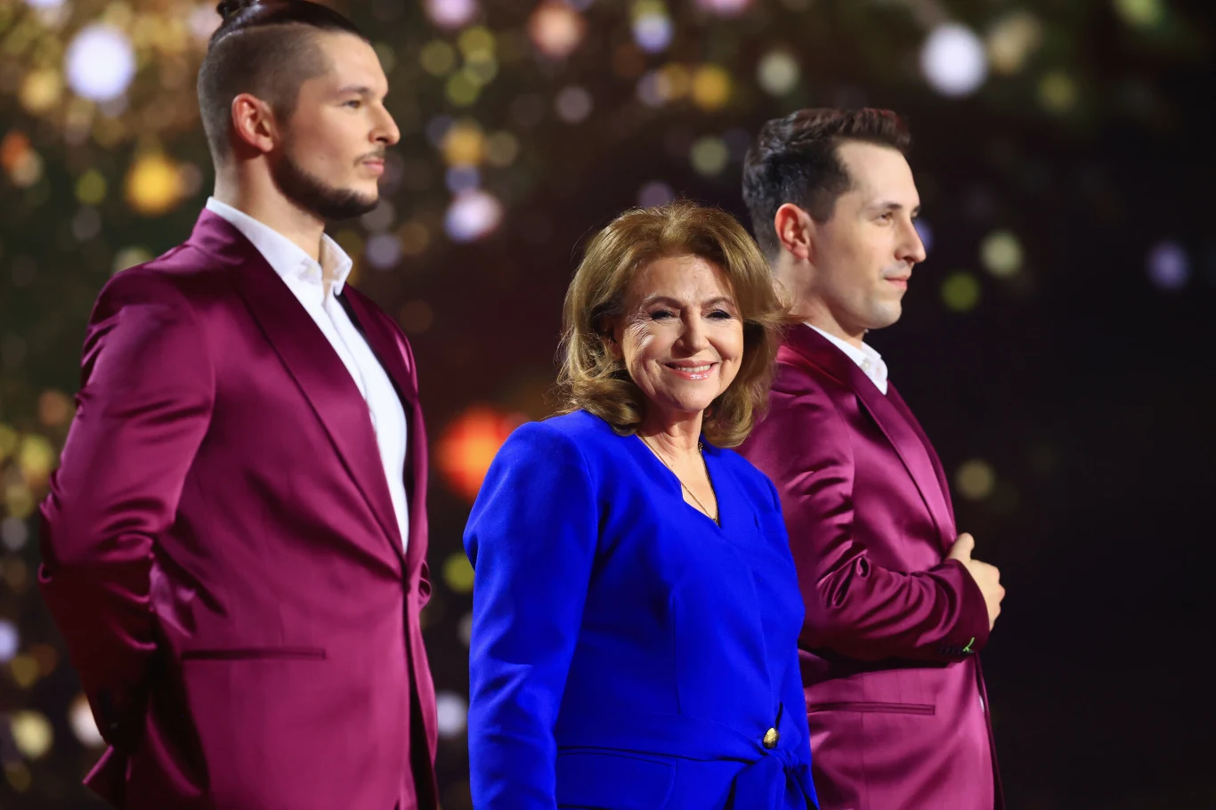 Halina Frąckowiak podczas koncertu.