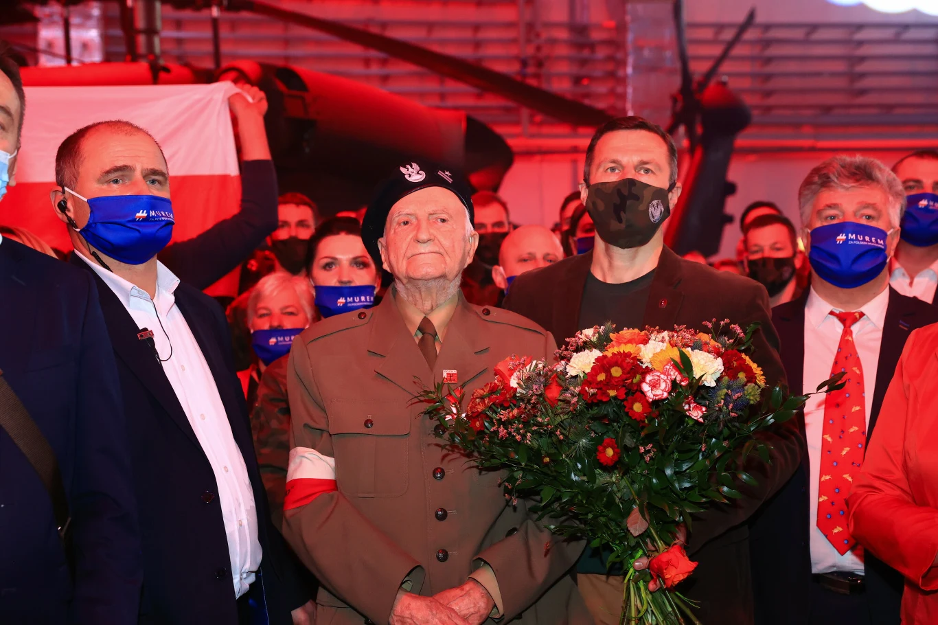 Jednym z gości specjalnych był 97-letni powstaniec warszawski, Jakub Nowakowski ps. "Tomek".