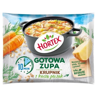Hortex Gotowa zupa krupnik z kaszą pęczak 450 g - 3