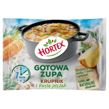 Hortex Gotowa zupa krupnik z kaszą pęczak 450 g - 2