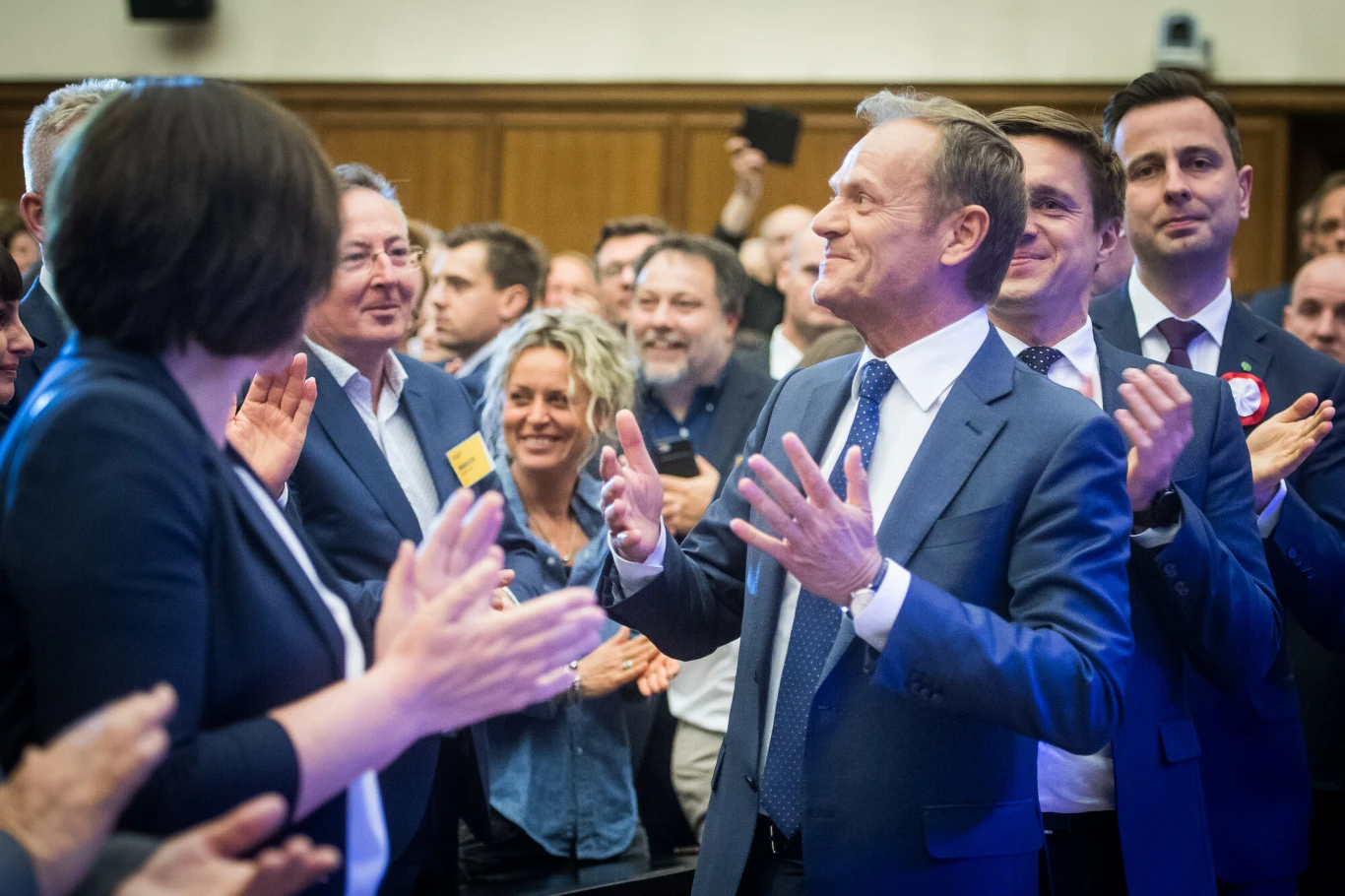 Lider PO Donald Tusk 