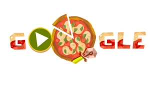 Google Doodle 6 grudnia - Święto Pizzy, fot. Google