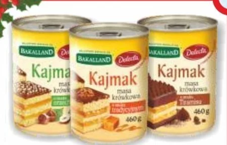 Bakalland Kajmak masa krówkowa o smaku orzechowym 460 g