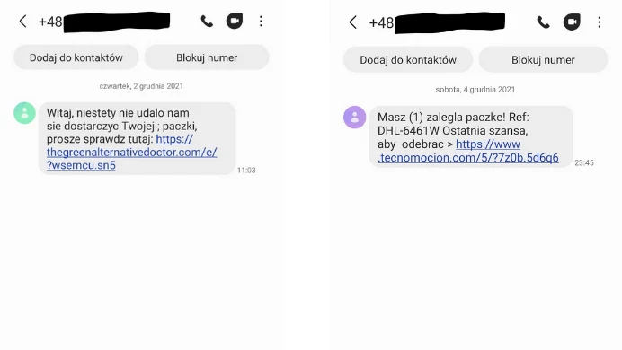 Jak rozpoznać fałszywe SMS-y? Zwróć uwagę na linka Jak rozpoznać fałszywe SMS-y? Zwróć uwagę na linka
