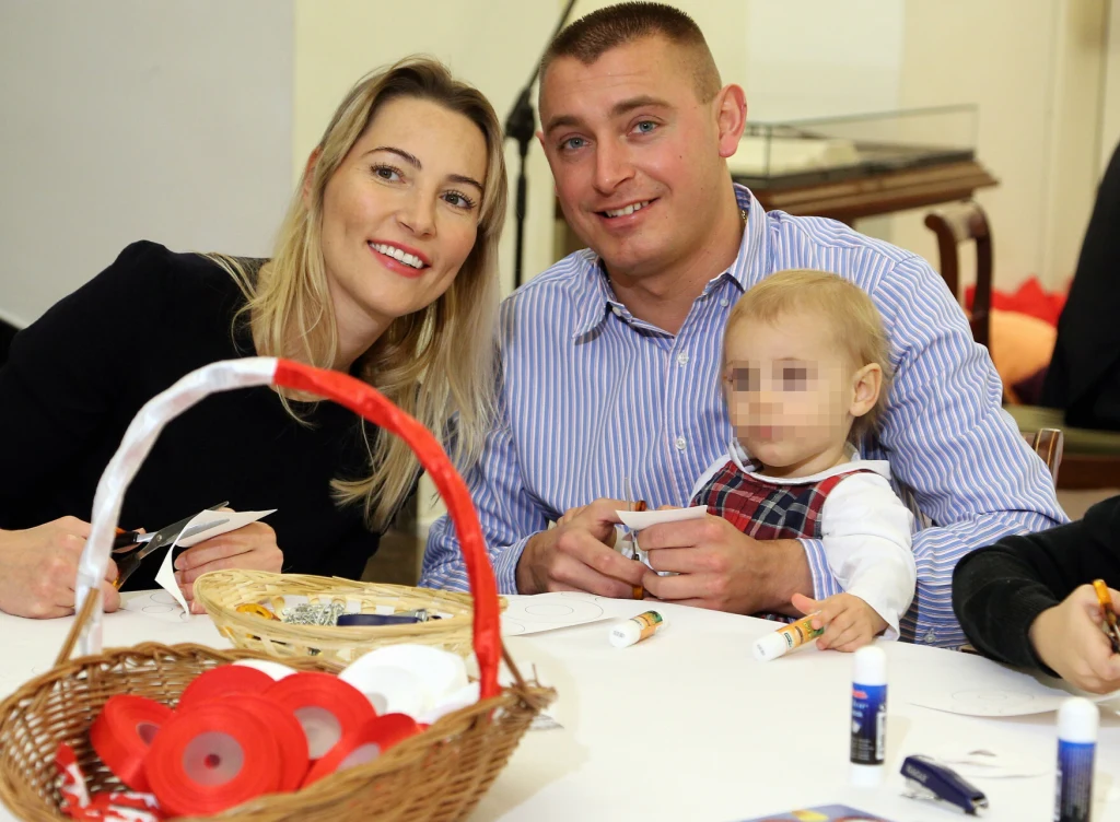 Sylwia Gruchała, Marek Bączek z córką Julią