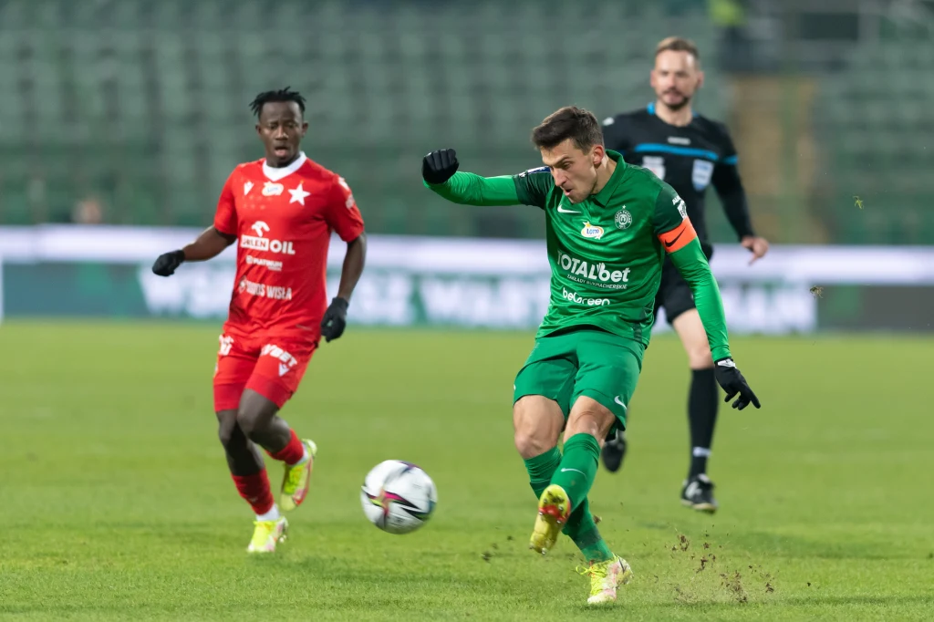 Warta Poznań w walce z Wisłą Kraków