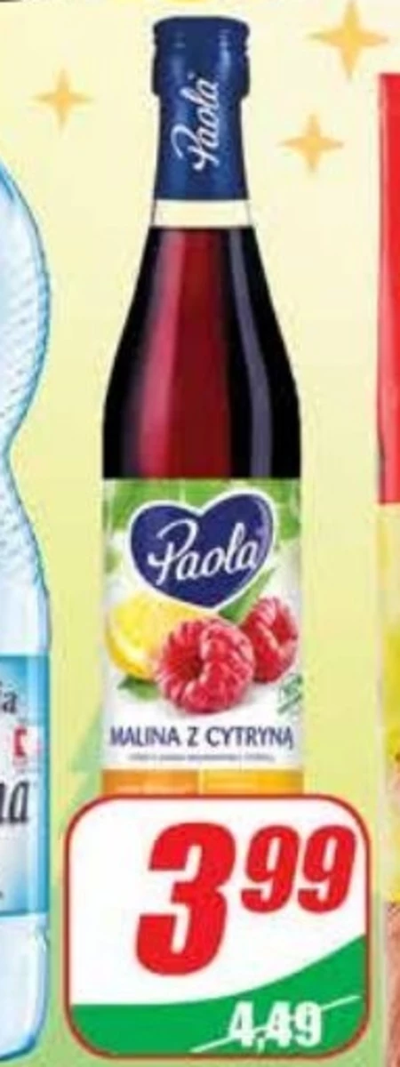 Paola Suplement diety o smaku malina cytryna 430 ml